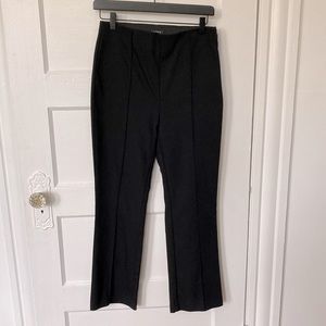 Women’s black high waisted petite Loft work pants, size 4